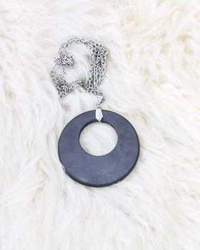 Colar redondo Shungite