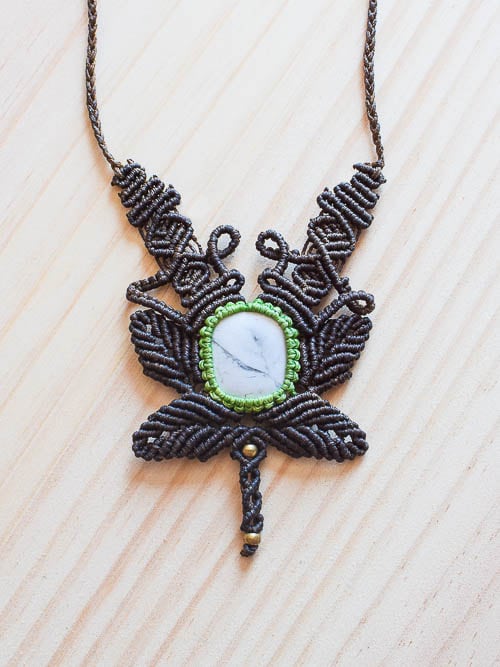Colar Macramé Hathor