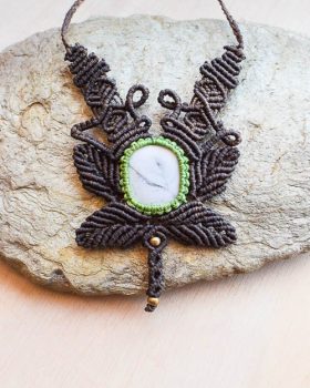 Colar Macramé Hathor
