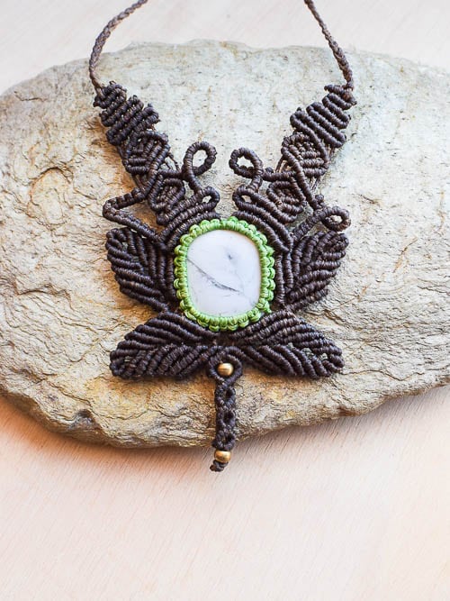 Colar Macramé Hathor