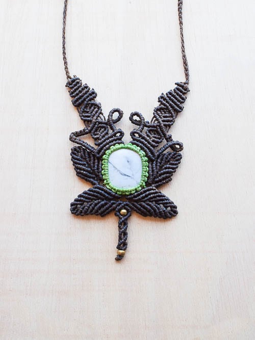 Colar Macramé Hathor