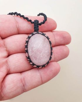 Colar Quartzo Rosa