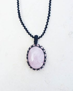 Colar Namaste Quartzo Rosa