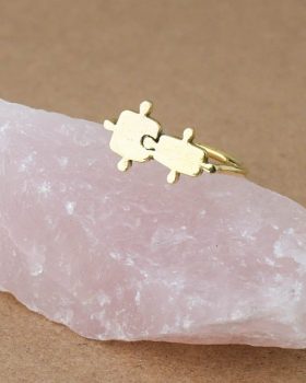 Anel feminino Puzzle