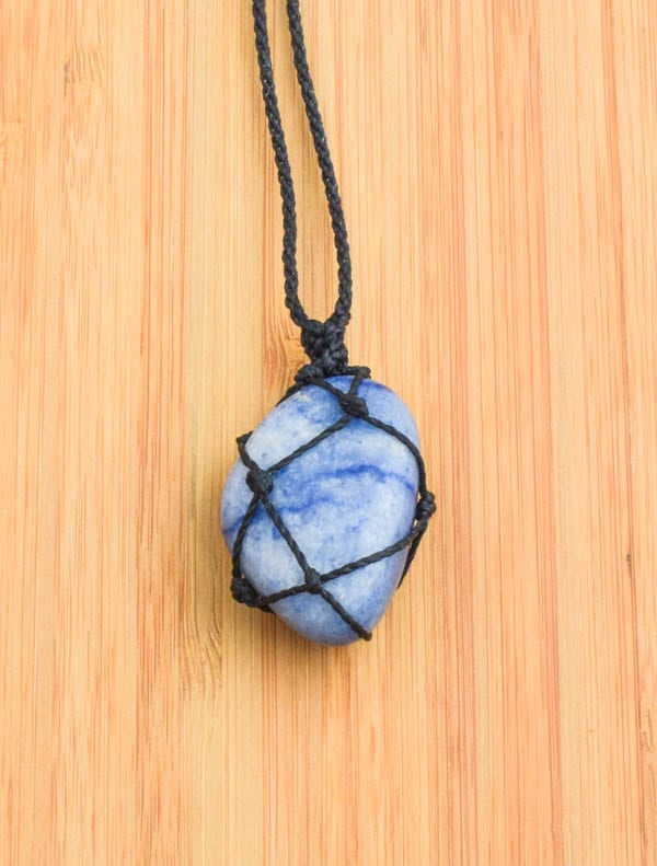 Colar Quartzo Azul