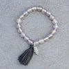 Pulseira Ágata Cinza