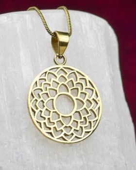 colar chakra coronário