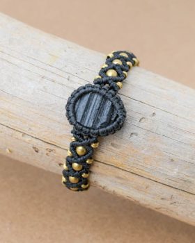 Pulseira de Turmalina Negra
