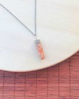 Colar Mudra Pedra do Sol natural