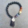 Pulseira Chakras em cristais naturais