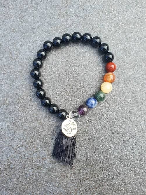 Pulseira Chakras em cristais naturais
