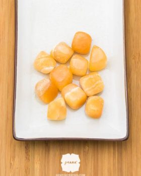 Pedra Calcite Laranja