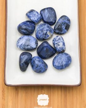 Pedra Sodalite rolada