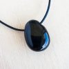 colar kuro obsidiana negra