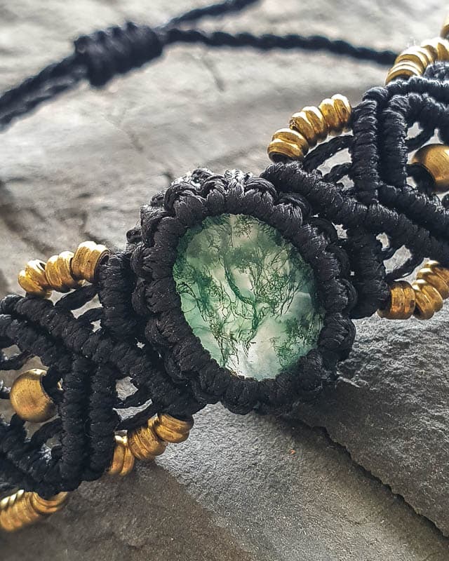 pulseira ágata musgo