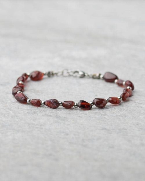 pulseira yuki granada vermelha