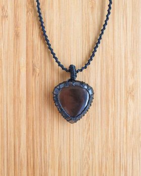 Colar Namaste Quartzo Fumado