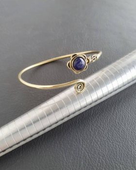 pulseira pedra lápis-lazúli