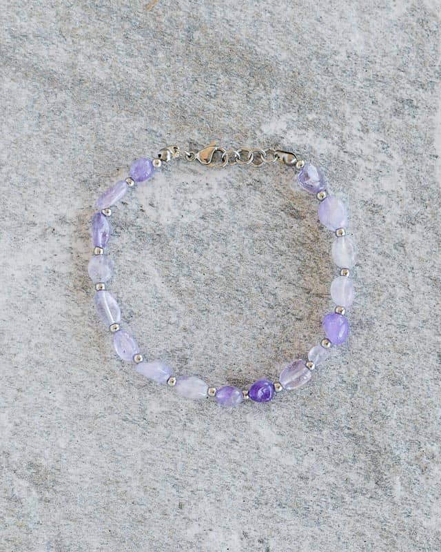 pulseira pedra ametista