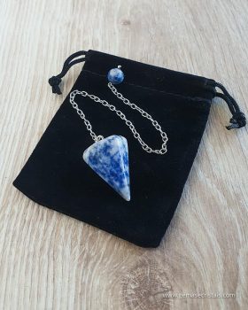 pendulo com bolsa de veludo