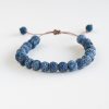 pulseira de lava azul