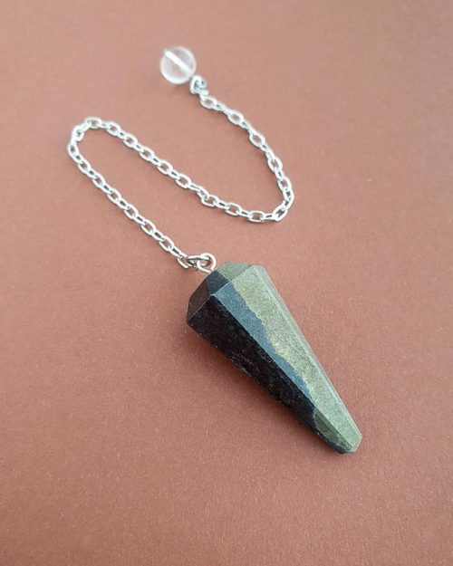 pêndulo cristal pirite
