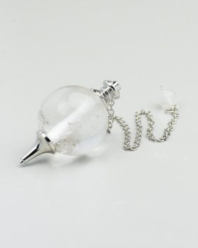 Pêndulo de cristal redondo