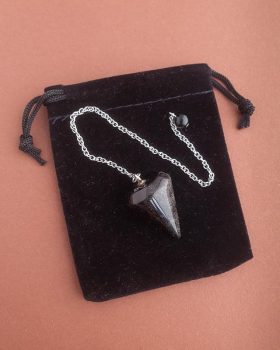 pêndulo obsidiana negra