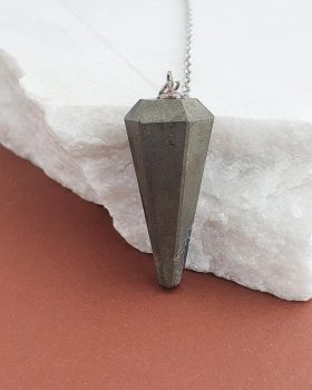 pêndulo pedra pirite