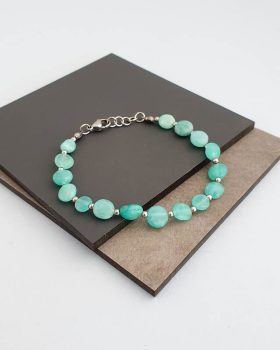 pulseira pedra amazonite