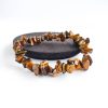 pulseira castanha em pedra natural