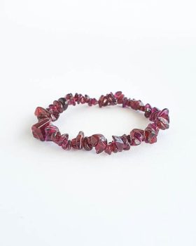 pulseira de pedra granada