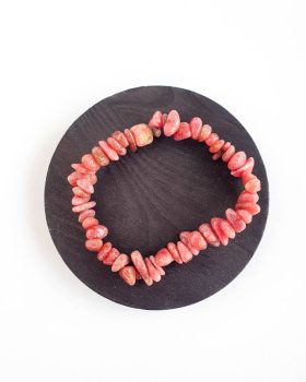 pulseira de pedra rodonite