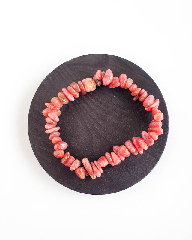 pulseira de pedra rodonite