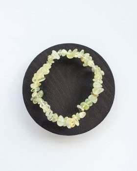 pulseira de pedras prehnite
