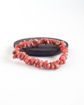 pulseira de rodonite natural