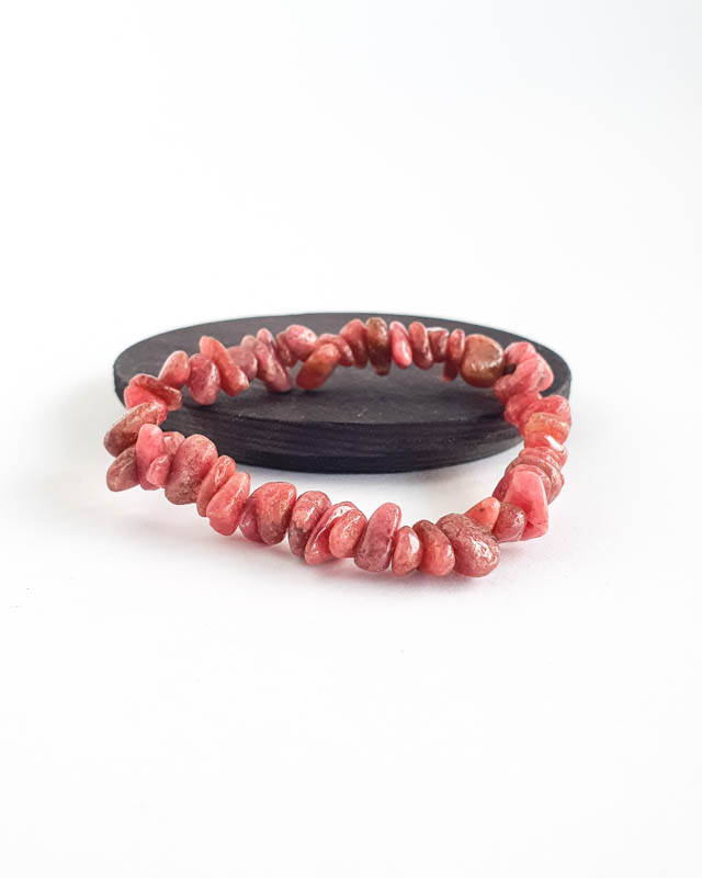 pulseira de rodonite natural
