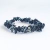 pulseira pedra obsidiana floco de neve