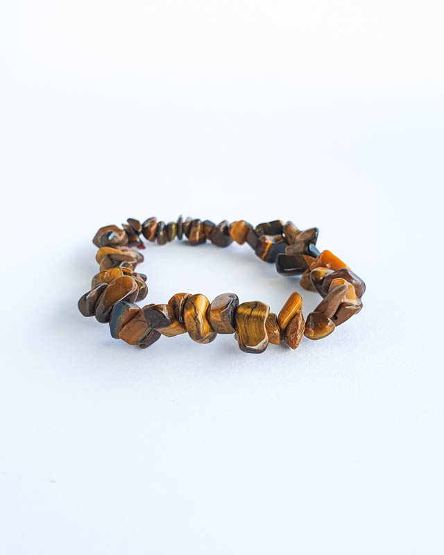 pulseira pedra olho de tigre