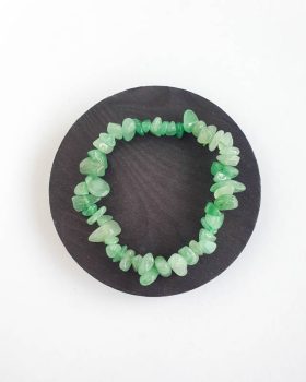 pulseira pedra quartzo verde
