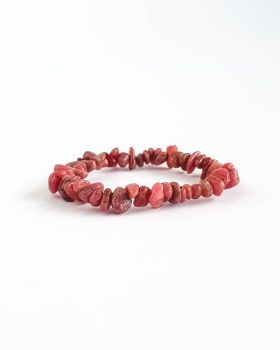 pulseira pura rodonite