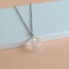 colar sol cristal de quartzo
