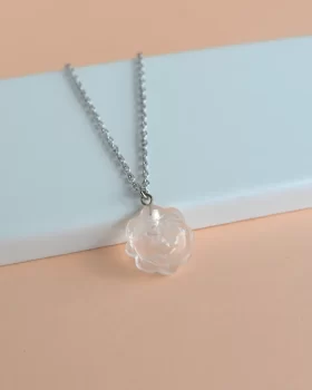 colar sol cristal de quartzo