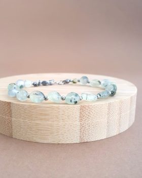 pulseira pedra prehnite