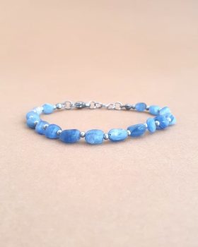 pulseira yuki cianite azul